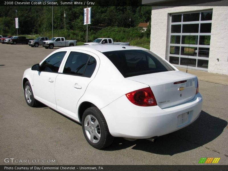 Summit White / Gray 2008 Chevrolet Cobalt LS Sedan