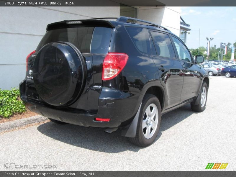 Black / Taupe 2008 Toyota RAV4 4WD