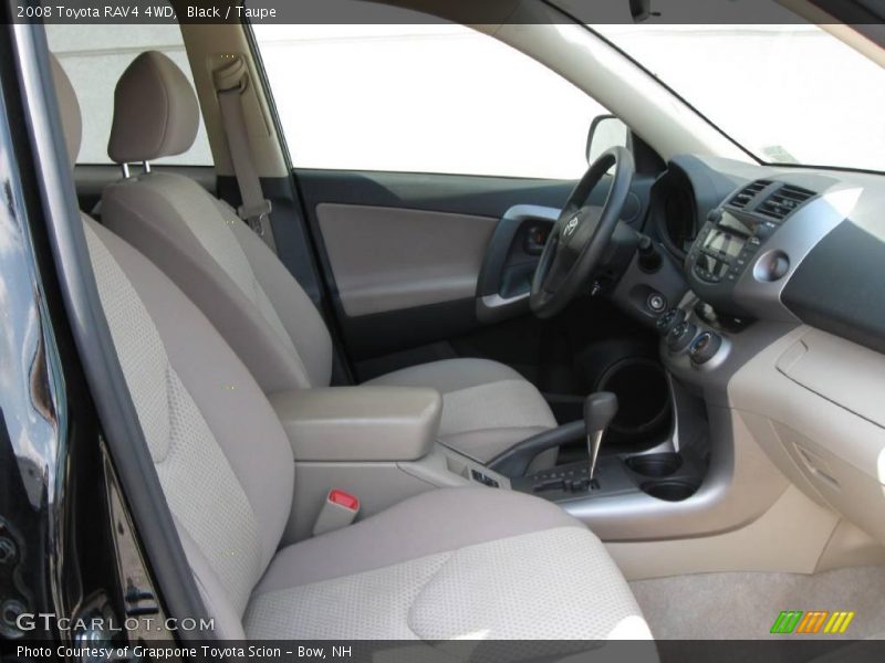 Black / Taupe 2008 Toyota RAV4 4WD