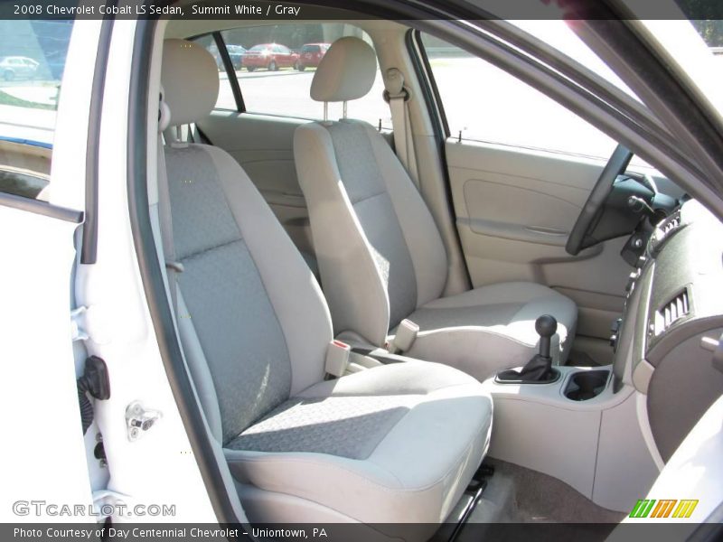 Summit White / Gray 2008 Chevrolet Cobalt LS Sedan