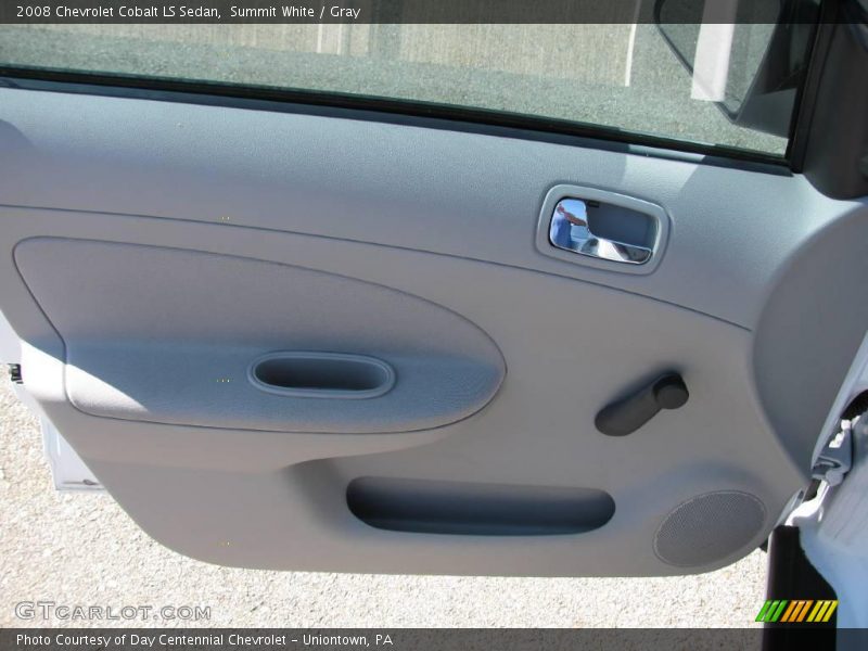 Summit White / Gray 2008 Chevrolet Cobalt LS Sedan