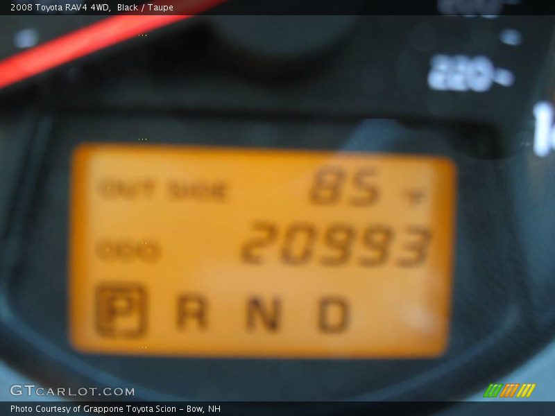 Black / Taupe 2008 Toyota RAV4 4WD