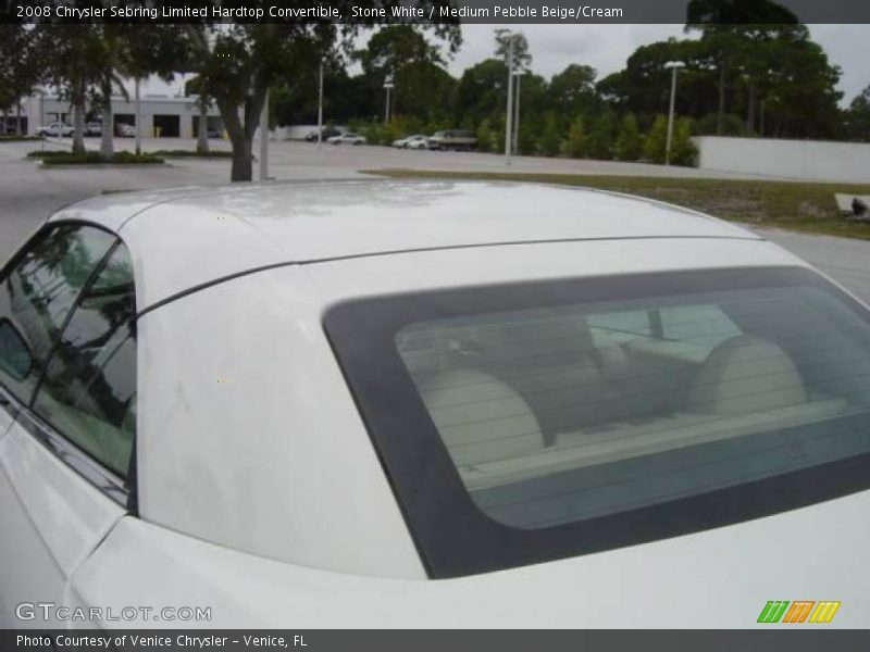 Stone White / Medium Pebble Beige/Cream 2008 Chrysler Sebring Limited Hardtop Convertible