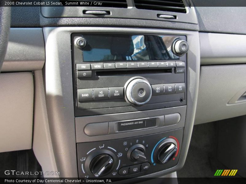 Summit White / Gray 2008 Chevrolet Cobalt LS Sedan