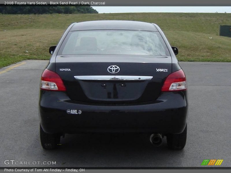 Black Sand Pearl / Dark Charcoal 2008 Toyota Yaris Sedan