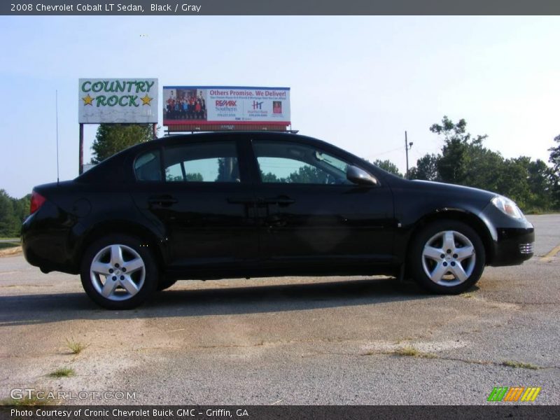 Black / Gray 2008 Chevrolet Cobalt LT Sedan