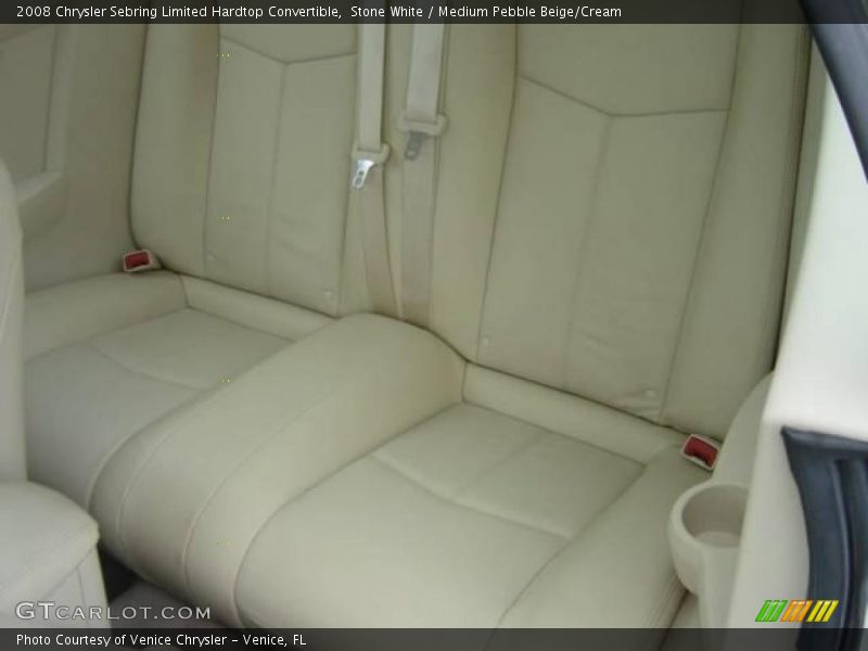 Stone White / Medium Pebble Beige/Cream 2008 Chrysler Sebring Limited Hardtop Convertible