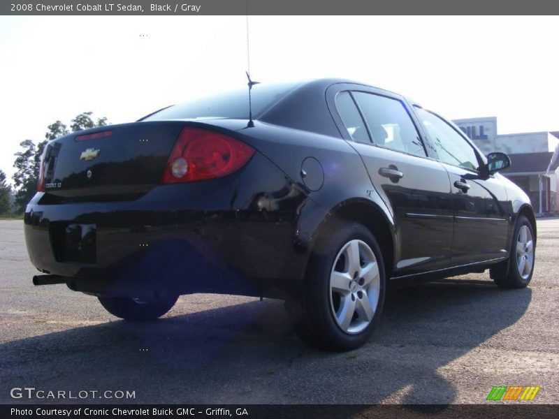 Black / Gray 2008 Chevrolet Cobalt LT Sedan