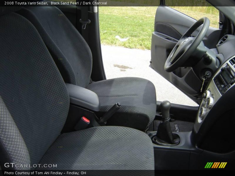 Black Sand Pearl / Dark Charcoal 2008 Toyota Yaris Sedan