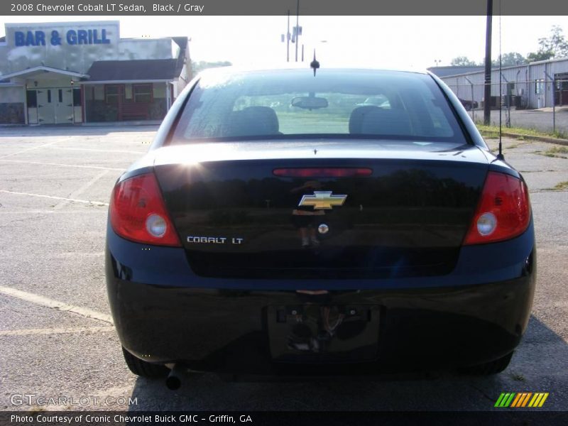 Black / Gray 2008 Chevrolet Cobalt LT Sedan