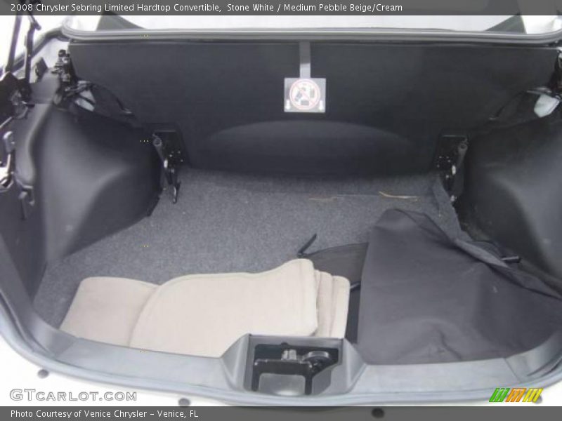 Stone White / Medium Pebble Beige/Cream 2008 Chrysler Sebring Limited Hardtop Convertible