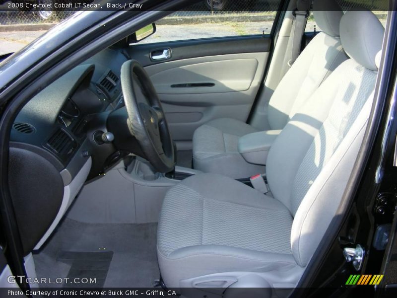 Black / Gray 2008 Chevrolet Cobalt LT Sedan