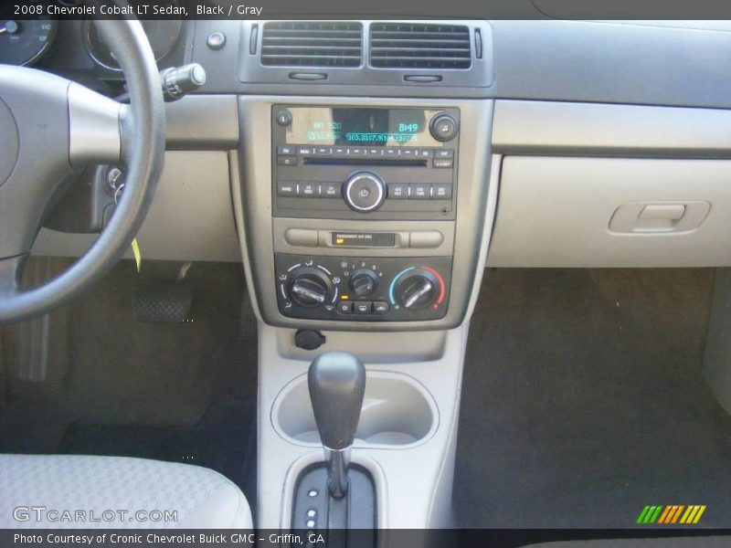 Black / Gray 2008 Chevrolet Cobalt LT Sedan