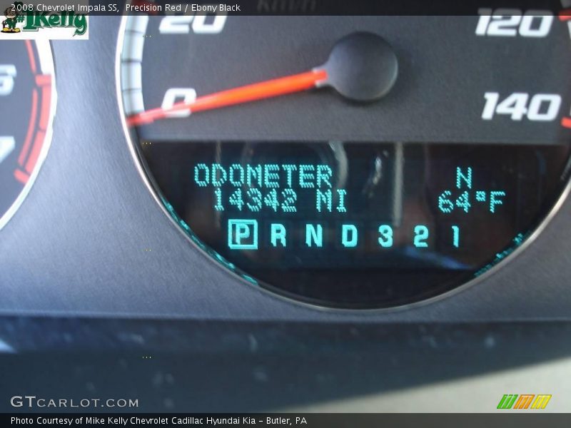 Precision Red / Ebony Black 2008 Chevrolet Impala SS