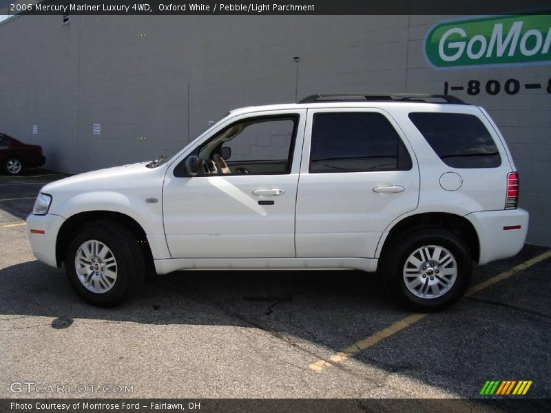 Oxford White / Pebble/Light Parchment 2006 Mercury Mariner Luxury 4WD