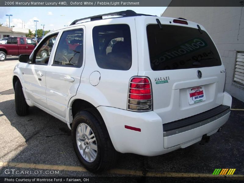 Oxford White / Pebble/Light Parchment 2006 Mercury Mariner Luxury 4WD