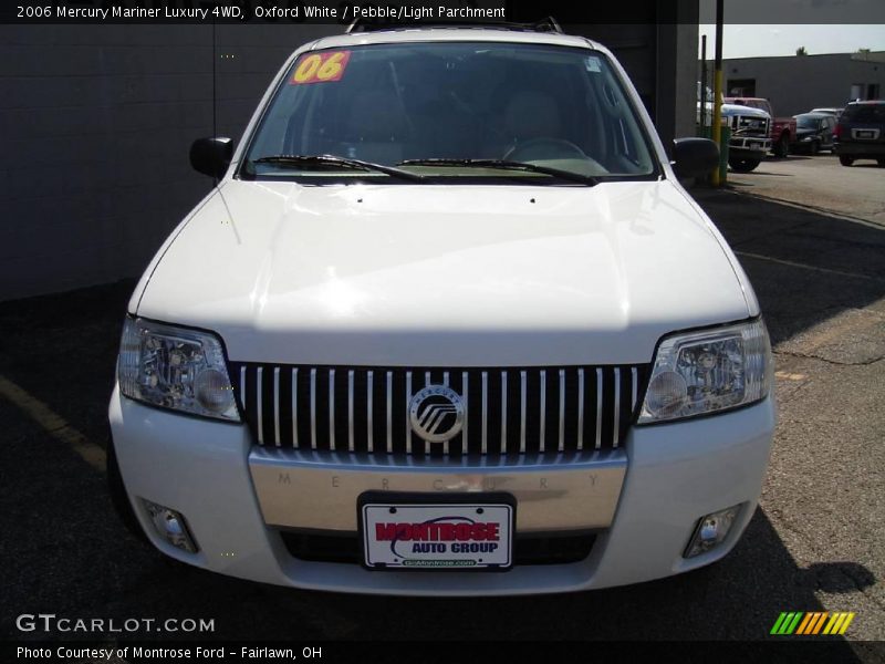 Oxford White / Pebble/Light Parchment 2006 Mercury Mariner Luxury 4WD