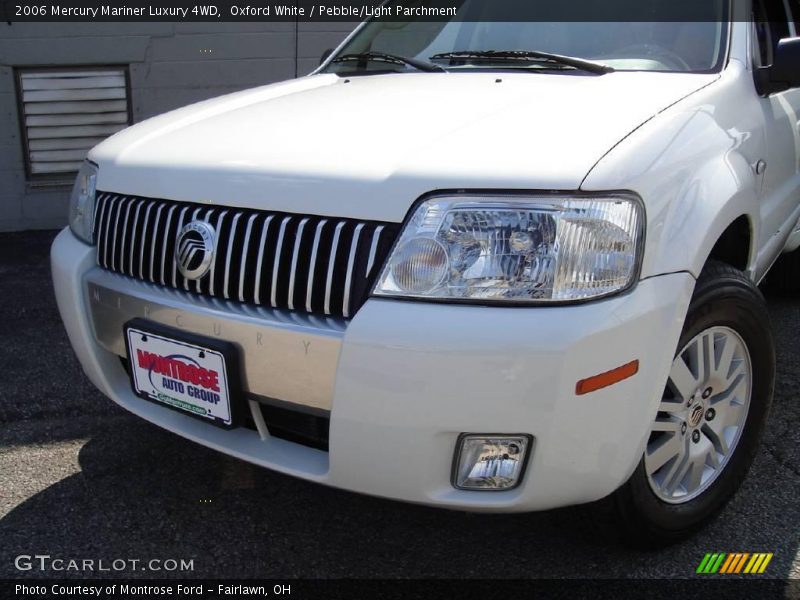 Oxford White / Pebble/Light Parchment 2006 Mercury Mariner Luxury 4WD