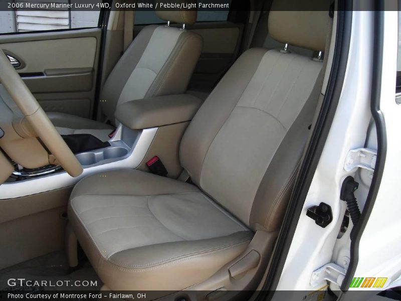 Oxford White / Pebble/Light Parchment 2006 Mercury Mariner Luxury 4WD