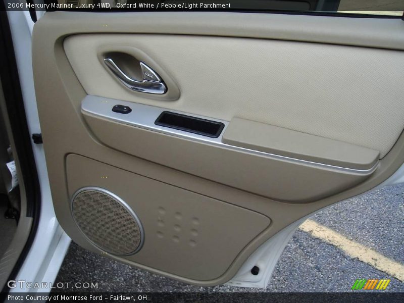 Oxford White / Pebble/Light Parchment 2006 Mercury Mariner Luxury 4WD