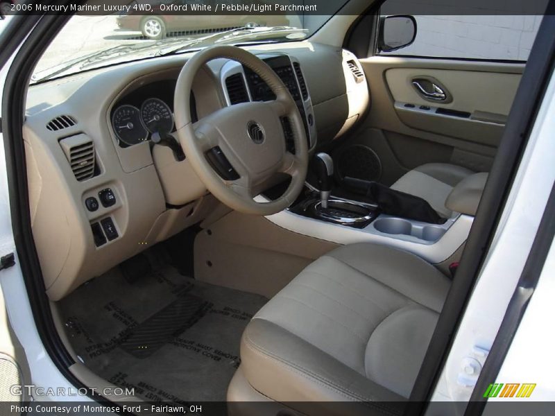 Oxford White / Pebble/Light Parchment 2006 Mercury Mariner Luxury 4WD