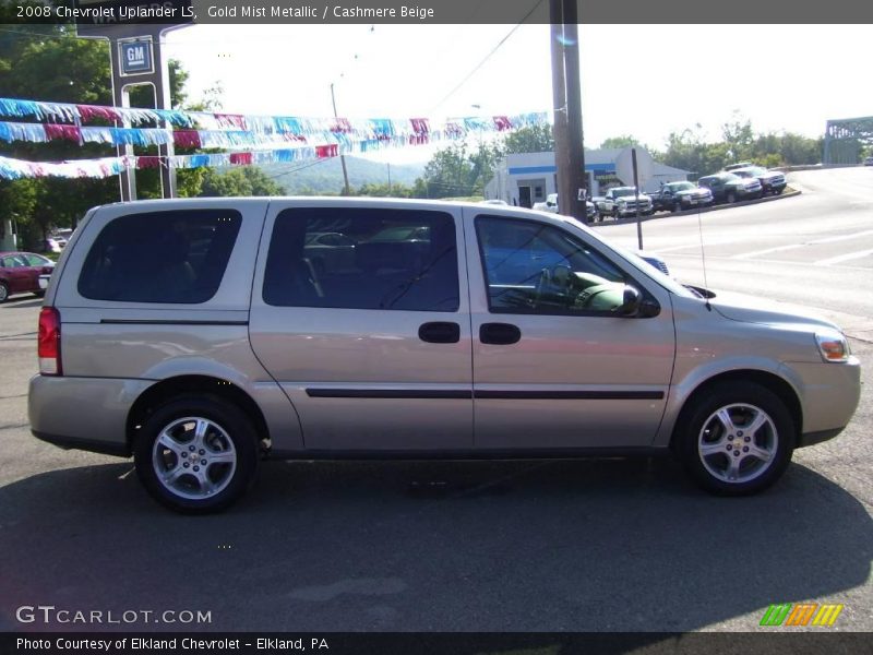 Gold Mist Metallic / Cashmere Beige 2008 Chevrolet Uplander LS