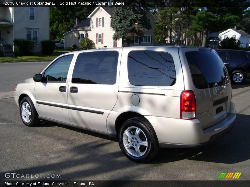 Gold Mist Metallic / Cashmere Beige 2008 Chevrolet Uplander LS