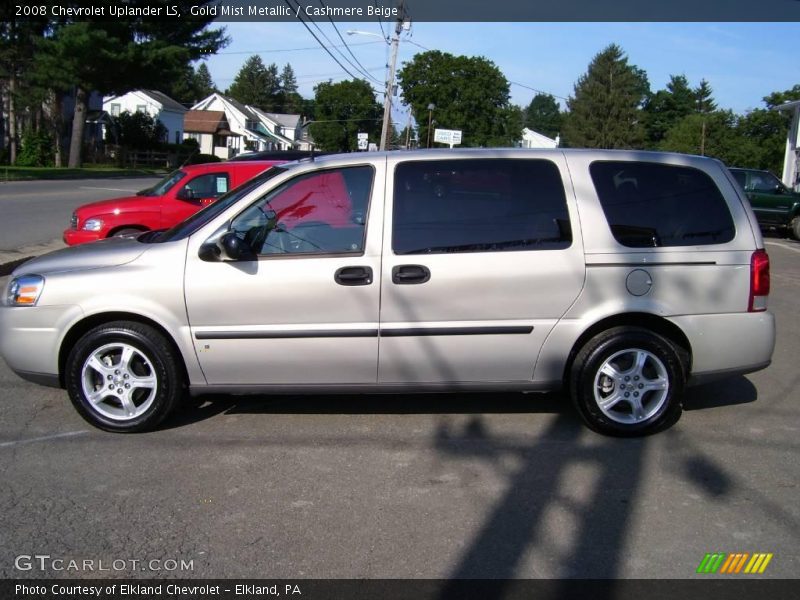 Gold Mist Metallic / Cashmere Beige 2008 Chevrolet Uplander LS