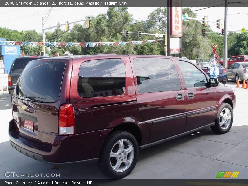 Bordeaux Red Metallic / Medium Gray 2008 Chevrolet Uplander LS