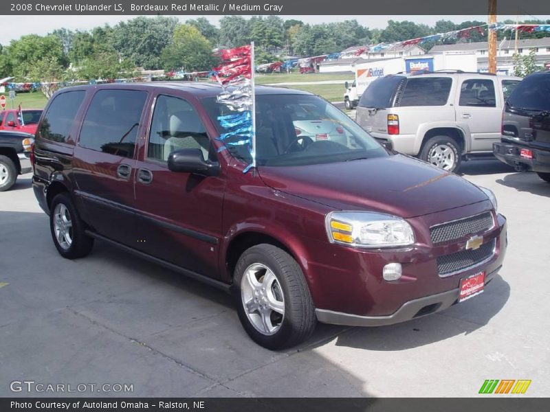Bordeaux Red Metallic / Medium Gray 2008 Chevrolet Uplander LS