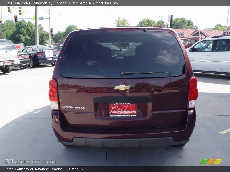 Bordeaux Red Metallic / Medium Gray 2008 Chevrolet Uplander LS