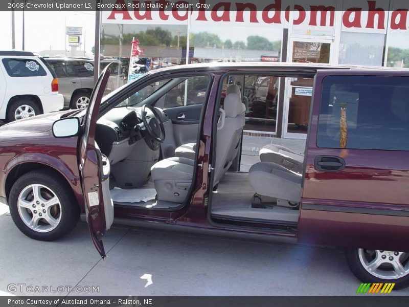 Bordeaux Red Metallic / Medium Gray 2008 Chevrolet Uplander LS