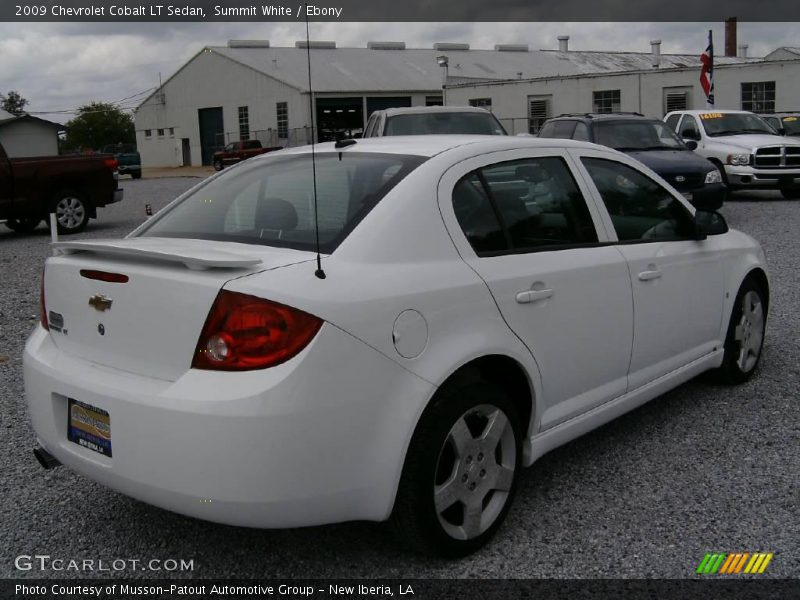 Summit White / Ebony 2009 Chevrolet Cobalt LT Sedan