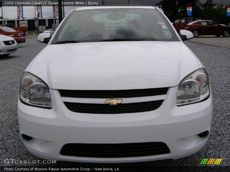 Summit White / Ebony 2009 Chevrolet Cobalt LT Sedan