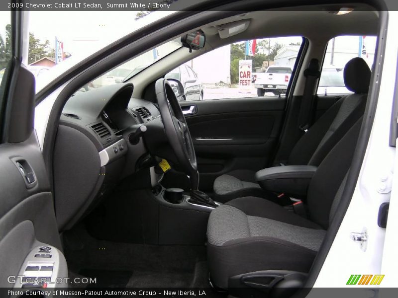 Summit White / Ebony 2009 Chevrolet Cobalt LT Sedan