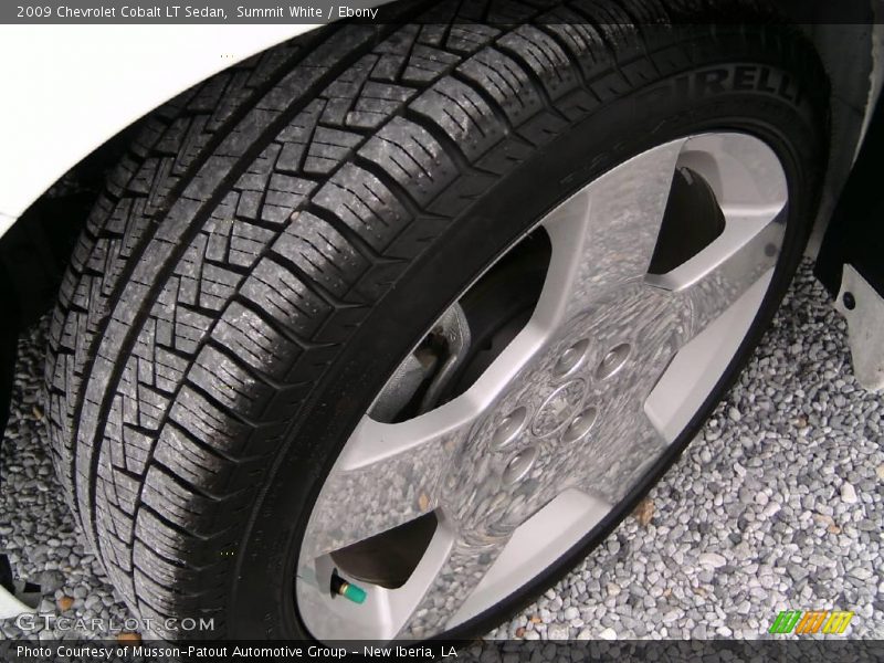 Summit White / Ebony 2009 Chevrolet Cobalt LT Sedan