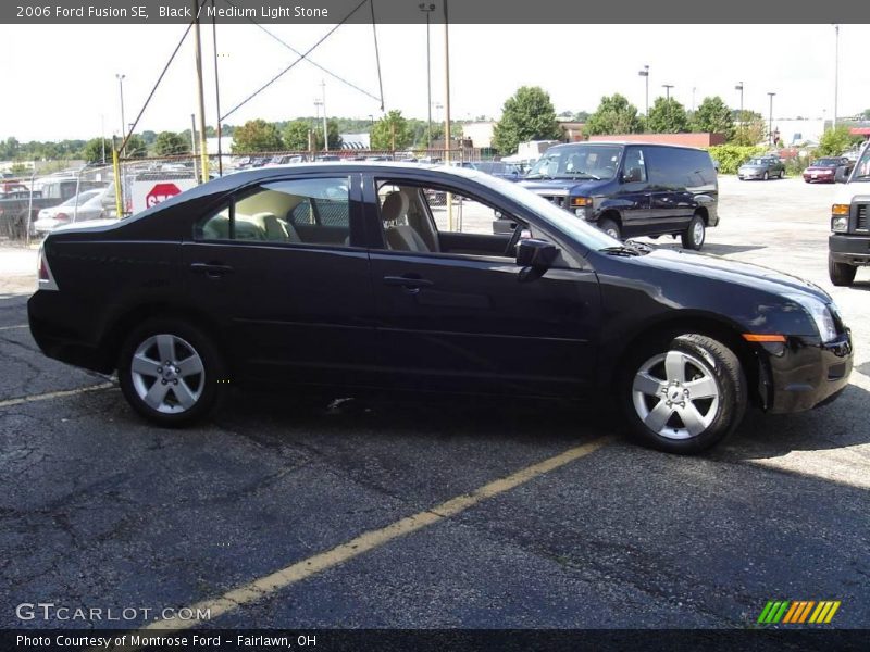 Black / Medium Light Stone 2006 Ford Fusion SE