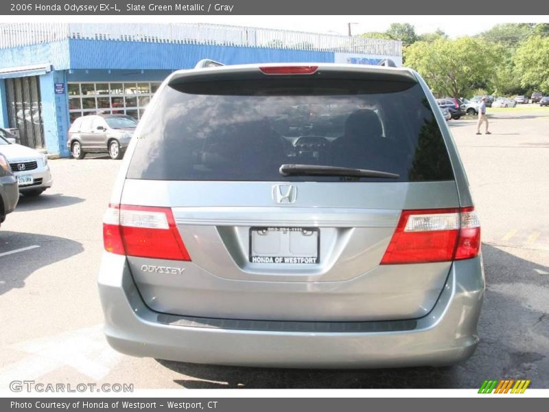 Slate Green Metallic / Gray 2006 Honda Odyssey EX-L
