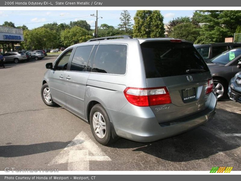 Slate Green Metallic / Gray 2006 Honda Odyssey EX-L