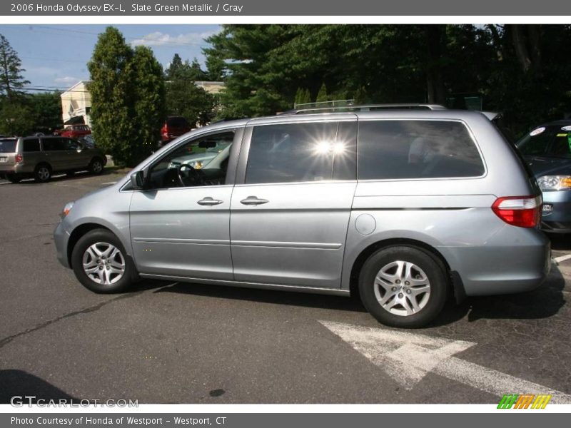 Slate Green Metallic / Gray 2006 Honda Odyssey EX-L