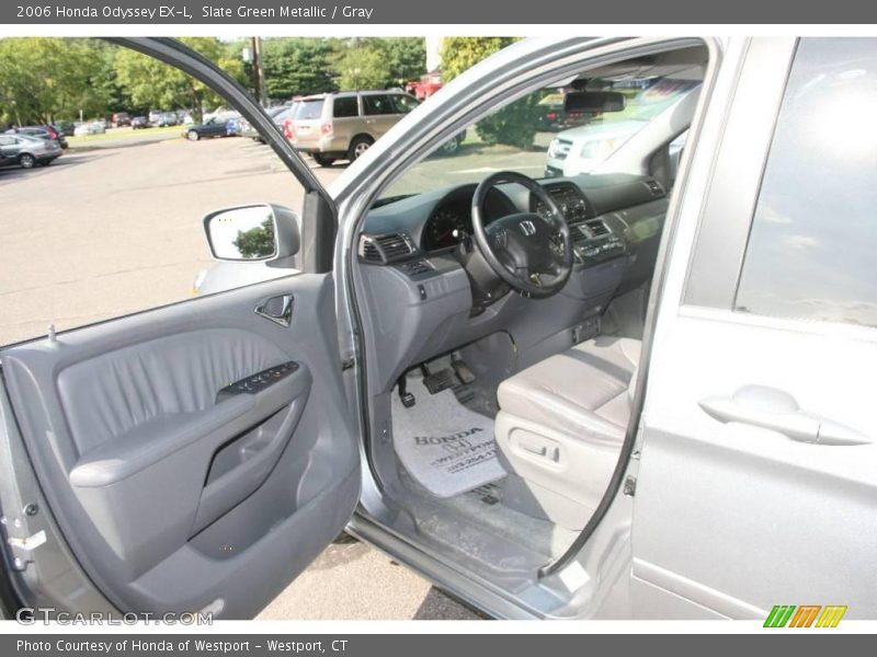 Slate Green Metallic / Gray 2006 Honda Odyssey EX-L