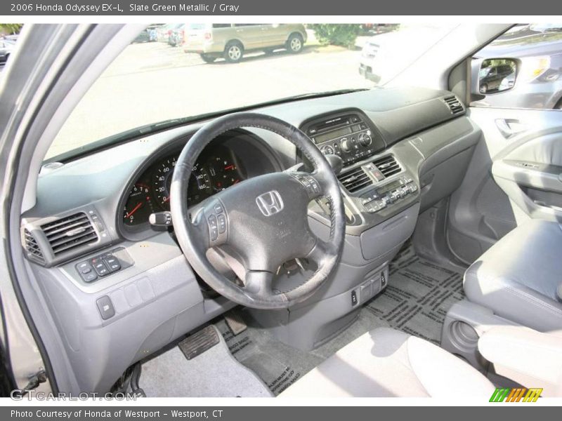 Slate Green Metallic / Gray 2006 Honda Odyssey EX-L