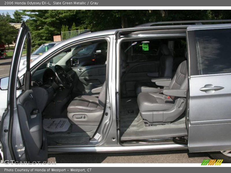 Slate Green Metallic / Gray 2006 Honda Odyssey EX-L