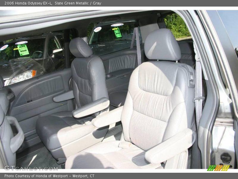Slate Green Metallic / Gray 2006 Honda Odyssey EX-L