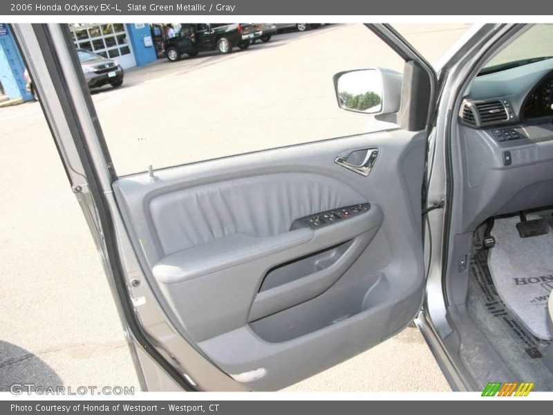 Slate Green Metallic / Gray 2006 Honda Odyssey EX-L