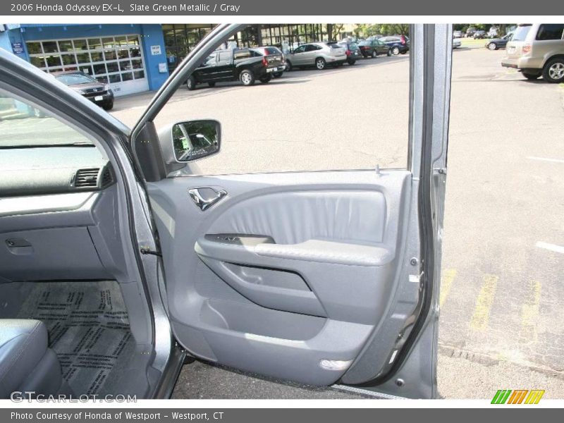 Slate Green Metallic / Gray 2006 Honda Odyssey EX-L