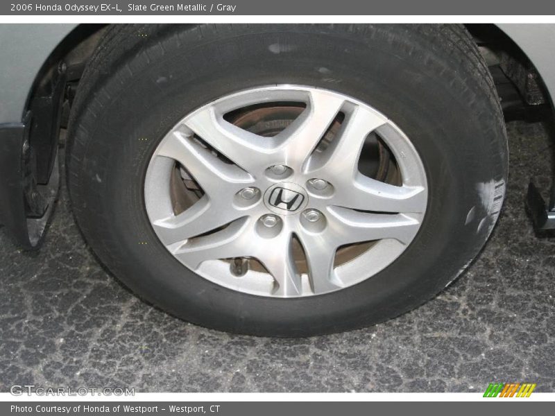 Slate Green Metallic / Gray 2006 Honda Odyssey EX-L