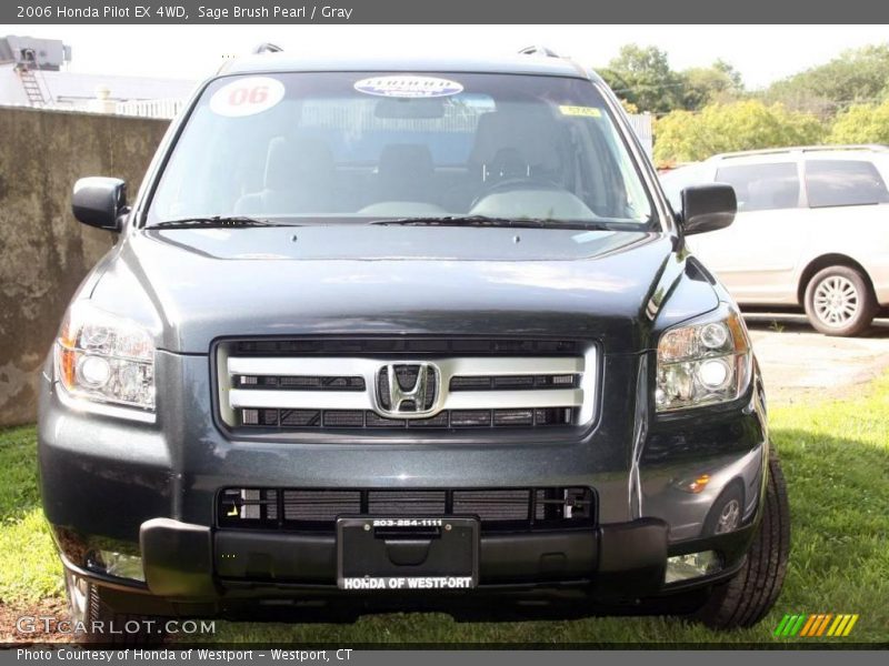 Sage Brush Pearl / Gray 2006 Honda Pilot EX 4WD