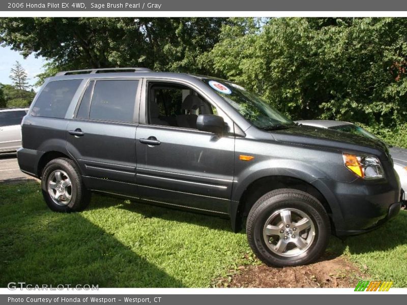 Sage Brush Pearl / Gray 2006 Honda Pilot EX 4WD