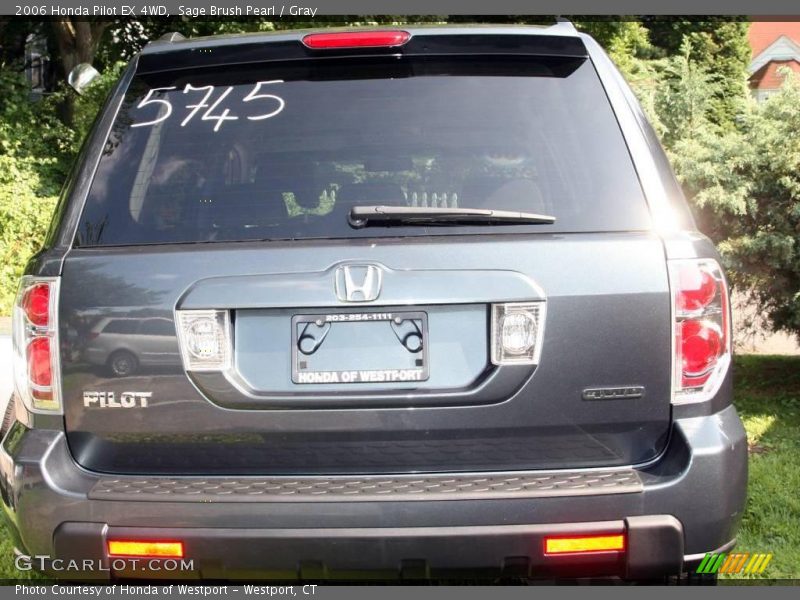 Sage Brush Pearl / Gray 2006 Honda Pilot EX 4WD